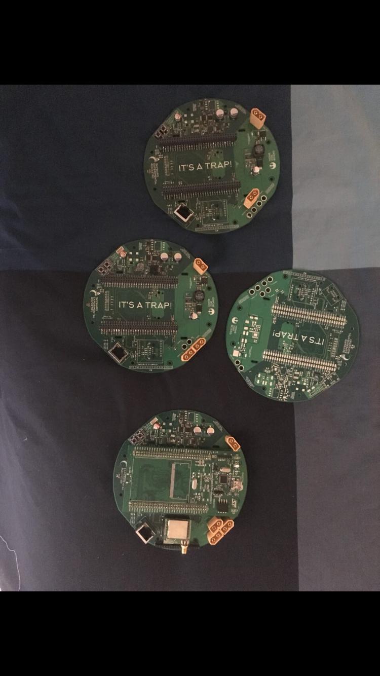 "It's a trap!" — boards ready for the rocket